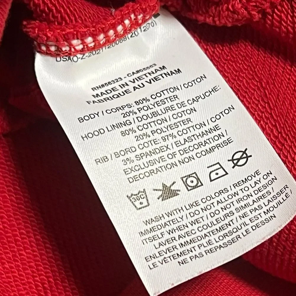 Air Jordan Sweater Mens Medium Red Jumpman Flight‎ Hoodie Sweatshirt Streetwear